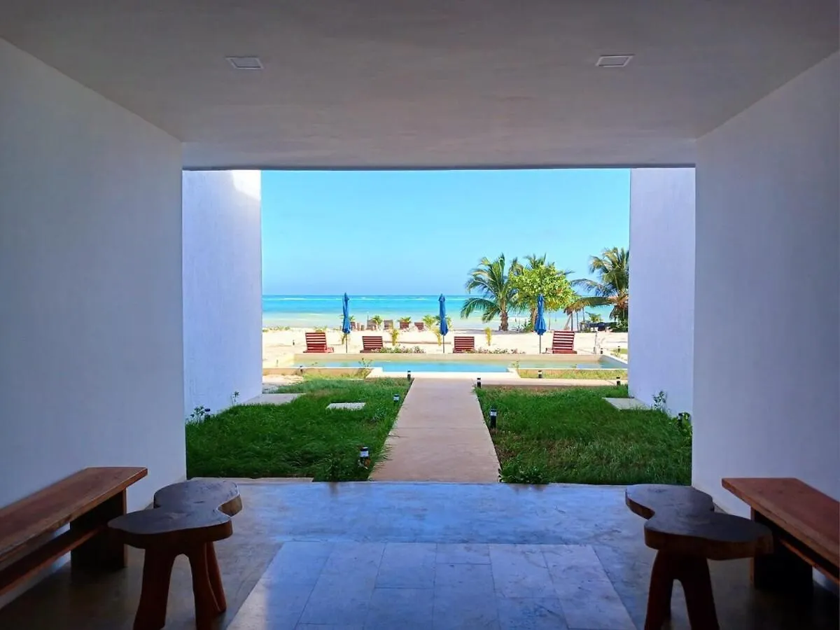 Mar Azul Y Amanecer Desde La Cama Appartement Mahahual